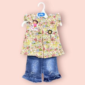 Short Sleeves Top & Jeans