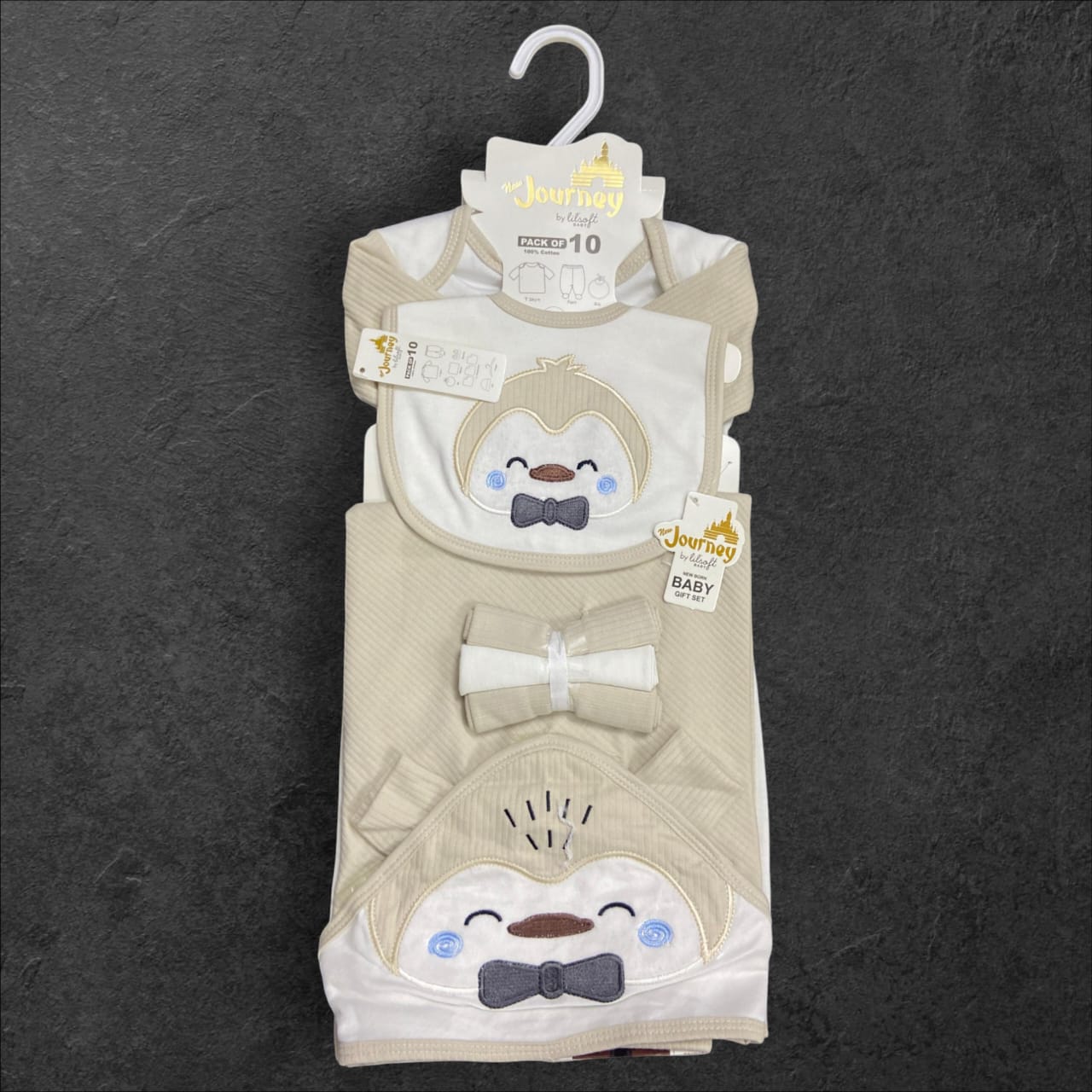 10-Piece Newborn Baby Set (0–6 Months)