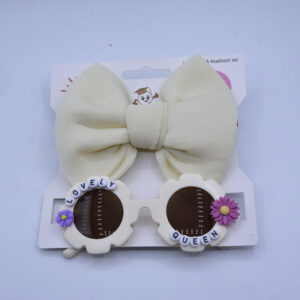 Baby Sunglasses & Bow Set