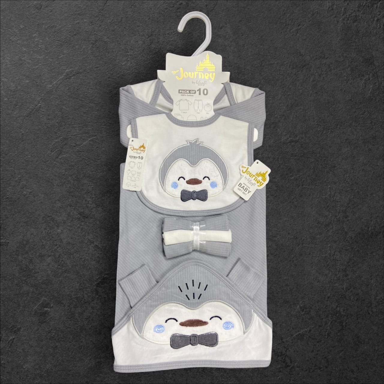 10-Piece Newborn Baby Set (0–6 Months)