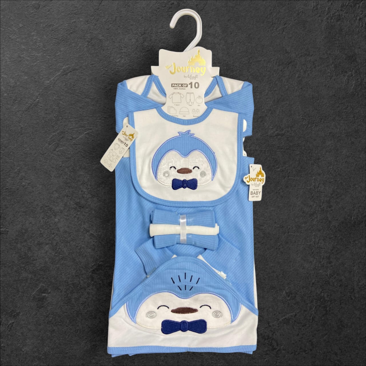 10-Piece Newborn Baby Set (0–6 Months)