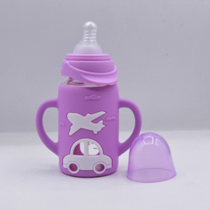 Alternative view of Baby Glass Feeder with Soft Silicone (120ml)